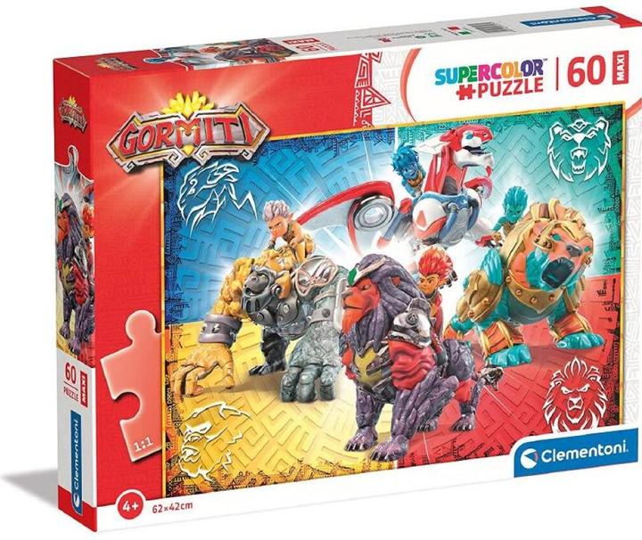 Actual product image Clementoni Puzzle Gormiti: Warrior of the four elements MAXI 60 pieces (60 pieces)