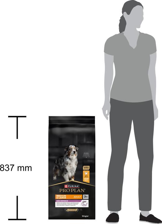 Immagine prodotto Pro Plan Cane Medio e Grande Adulto 7+ Pollo (Adulto, 1 pz., 14000 g)