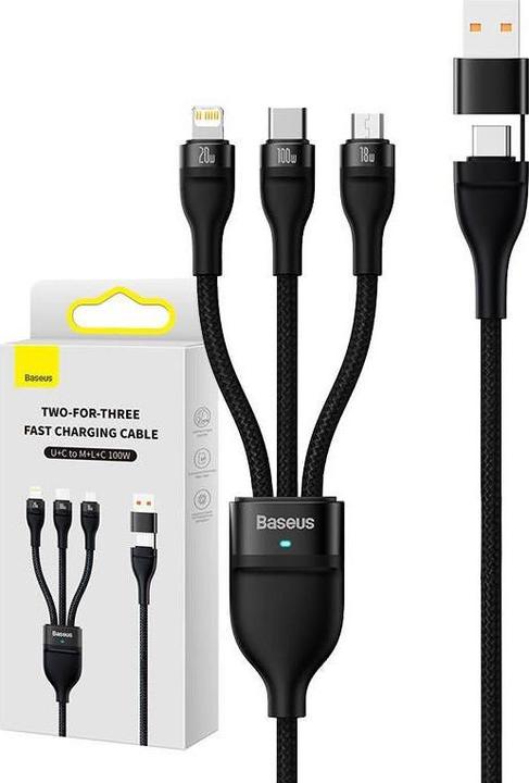 Image du produit Baseus 3in1 (1.20 m, USB 3.2 Gen 1)