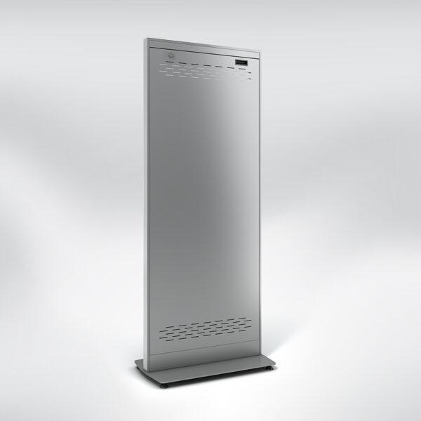 Produktbild DSS Indoor Stele Portrait, 49" Bildschirm, 4mm Glas