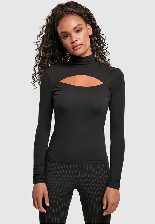 Actual product image Urban Classics Ladies Cut-Out Turtleneck Longsleeve (5XL)