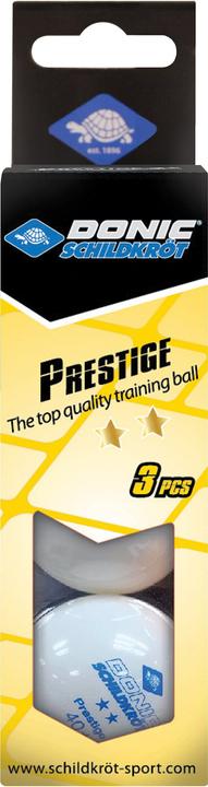 Actual product image MTS 3 table tennis balls Schildkröt Prestige 2** wss40mm (3 pcs.)