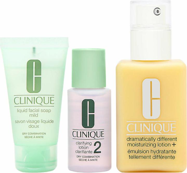 Image du produit Clinique 3 Piece 3 Step Skin Care Introduction Unisex Set (Set soin du visage)