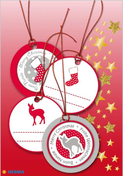 Produktbild HERMA Geschenkanhänger (Geschenkverzierung, 4 x)