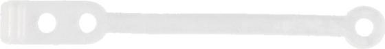 Produktbild Steinhart Flachgummilasche Silikon 25 Stk lang
