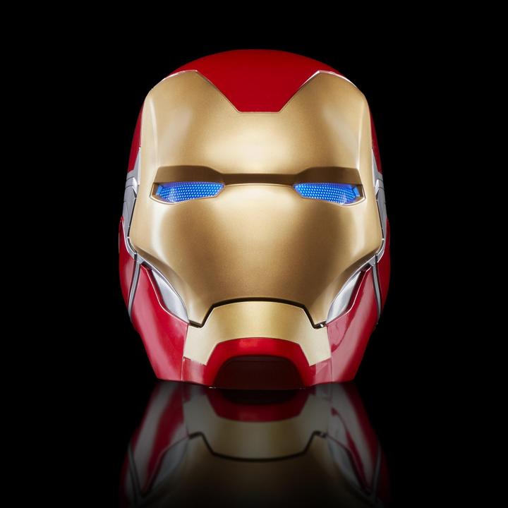 Actual product image Hasbro Avengers: Endgame Marvel Legends Electronic Helmet Iron Man Brand LXXXV