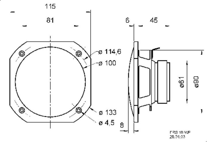 Produktbild Visaton Breitbandlautsprecher FRS 10 WP
