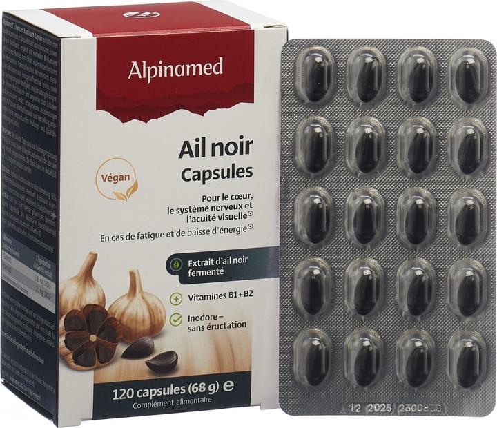Actual product image Alpinamed Black garlic (120 Piece, Capsules, 103 g)