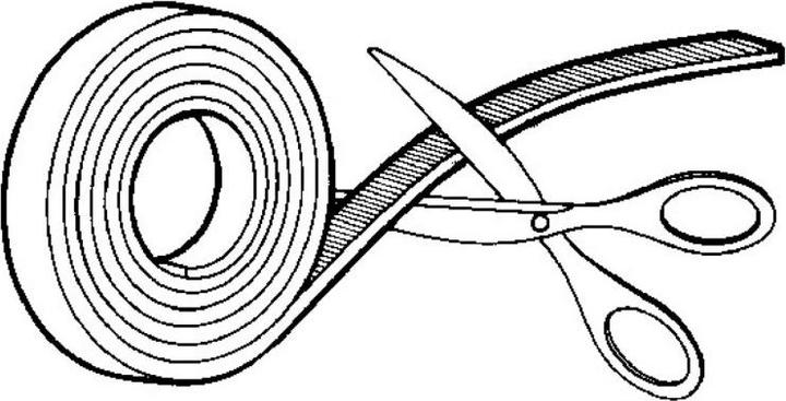 Produktbild HellermannTyton Klettkabelbinder zum Bündeln H (Klettkabelbinder, 2500 mm, 1 Stk.)
