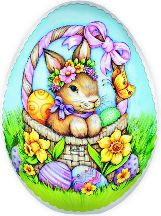 Easter egg to fill 18 cm Easter basket Filling cardboard egg (18 cm)