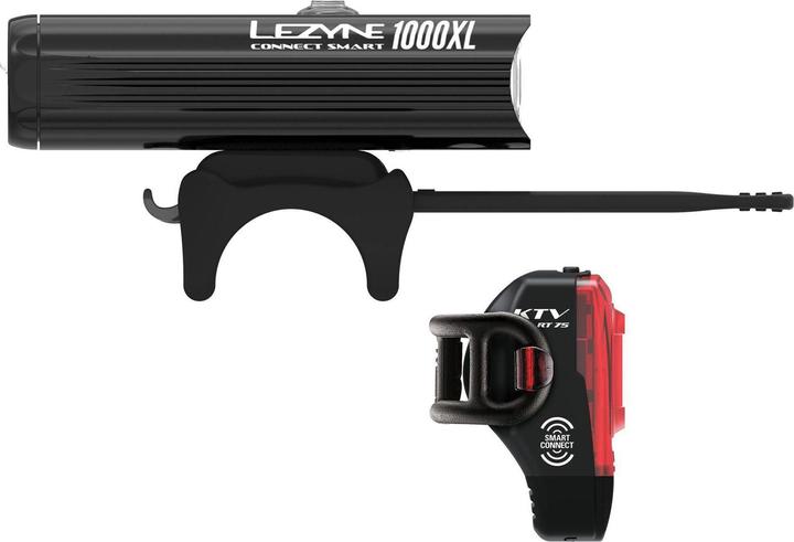 Actual product image Lezyne Connect Smart 1000XL + KTV Smart (1000 lm, 75 lm)
