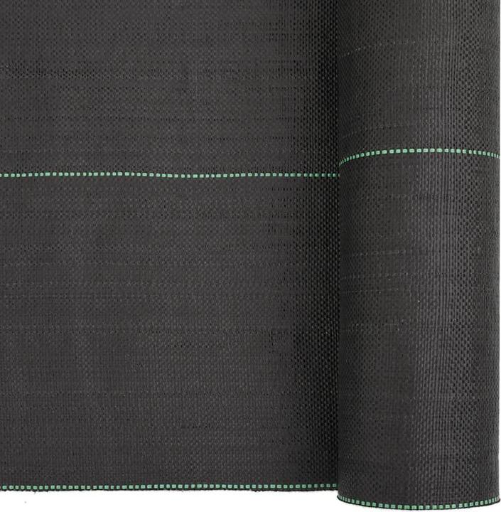 Produktbild VidaXL Unkrautvlies Gartenvlies Bodengewebe Unkrautfolie Schwarz 0,5x200m PP