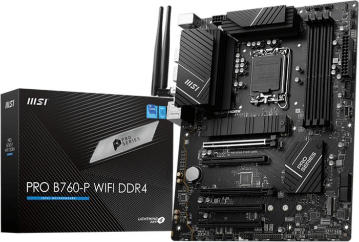 Produktbild MSI PRO B760-P WIFI (LGA 1700, Intel B760, ATX)