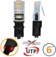 Actual product image PatchSee Network cable, crossed (UTP, CAT6a, 2.10 m)
