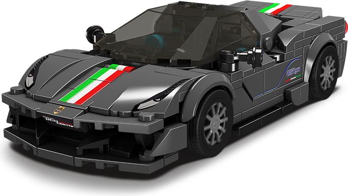 Produktbild Mould King 27039 - Sportwagen Gelb (321 Teile)