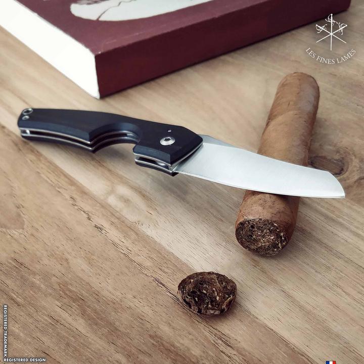 Image du produit Les Fines Lames Couteau à cigare Le Petit Ebony (CC0201002) (1 x)