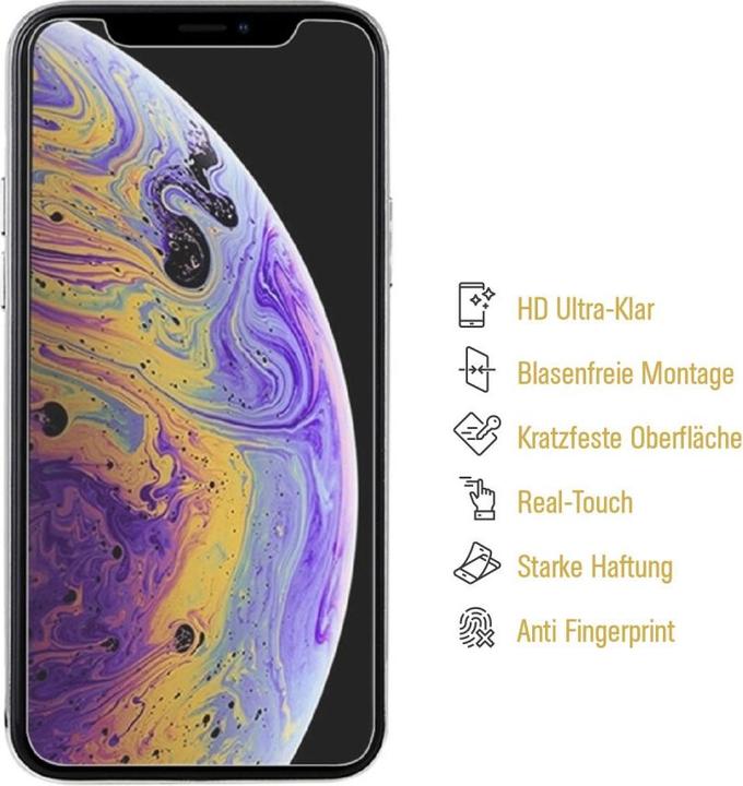 Produktbild Protectorking 2x Panzerfolie Anti-Shock HD Klar (2 Stück, Apple iPhone 11 Pro Max)