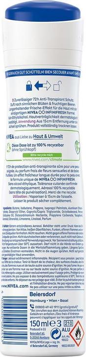 Actual product image NIVEA Fresh Sensation Spray (Spray, 150 ml)