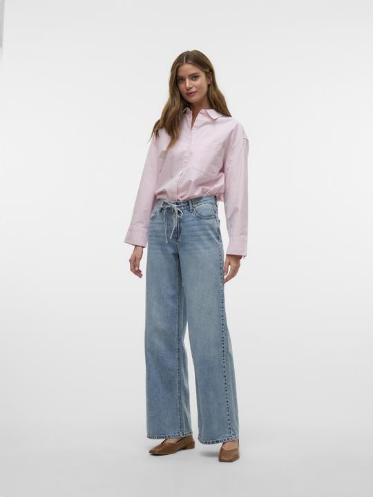 Actual product image Vero Moda VMREMY Mid Rise Gerade geschnitten Jeans Weit geschnitten (W30/L32)