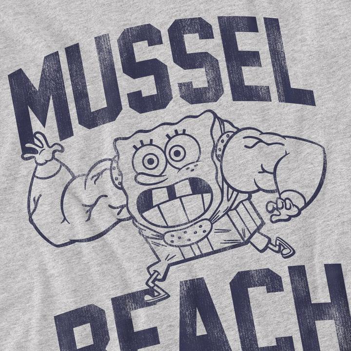 Produktbild Spongebob Squarepants Mussle Beach Lifting Team TShirt (3XL)