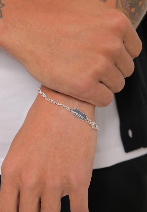 Produktbild Kuzzoi Basic Armband, Figaro (19 cm, 925er Silber)