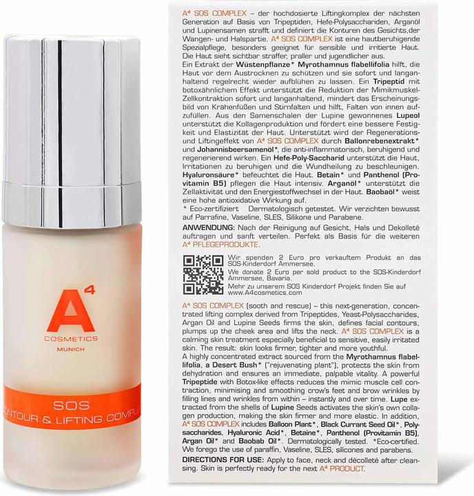 Produktbild A4 Health and Beauty SOS Contour & Lifting Complex (30 ml, 24h Creme)