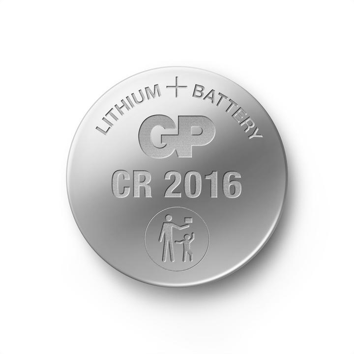 Actual product image GP Batteries Lithium Cell (5 pcs., CR2016, 90 mAh)