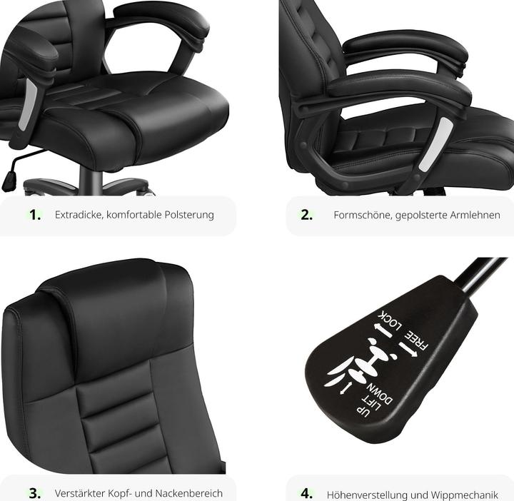 Image du produit tectake Chaise de bureau