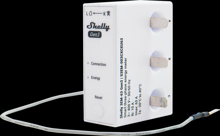 Produktbild Shelly 3EM-63T Gen3