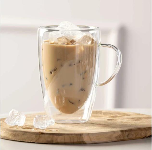 Immagine prodotto Leonardo Tazza da caffè Duo 400 ml, 4 pezzi, trasparente (400 ml, 4 x)