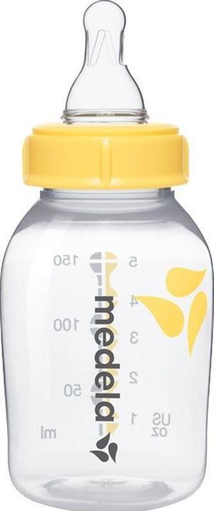 Medela Biberon de lait 150 ml avec tétine S (débit lent / 0 à 3 mois) (150 ml)