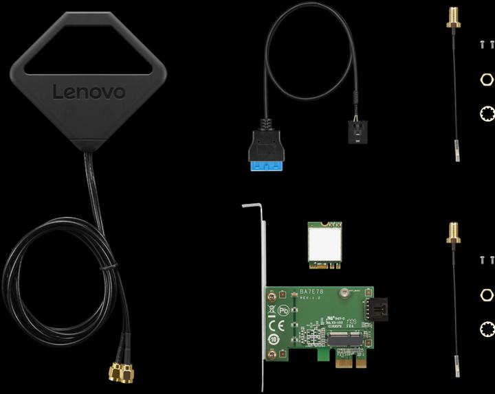 Actual product image Lenovo Intel Wi-Fi 6E AX210 - Network adapter - (Mini PCI Express)