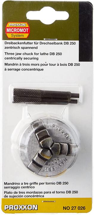Actual product image Proxxon Three-jaw chuck