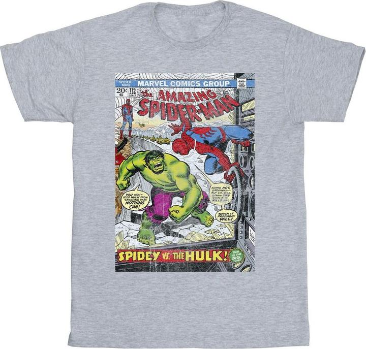 Image du produit - T-shirt SPIDER-MAN VS HULK COVER - Homme (XL)