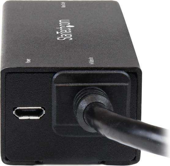 Produktbild StarTech Kompakter HDBaseT Transmitter - HDMI über Cat5 - HDMI zu HDBaseT Konverter - USB Powered - bis zu 4K (CAT Extender)