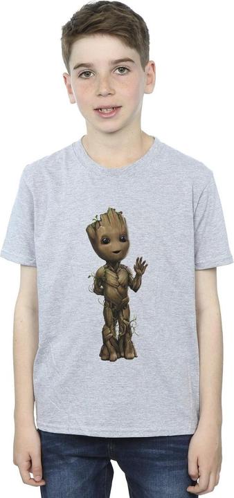 Actual product image Boys I Am Groot Wave Pose T-Shirt (104)