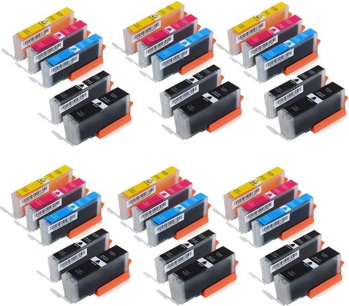 Image du produit Hermex Compatible Canon Pixma TS6150 Cartouches d'impression de remplacement (M, CF, PGBK, C, Y)
