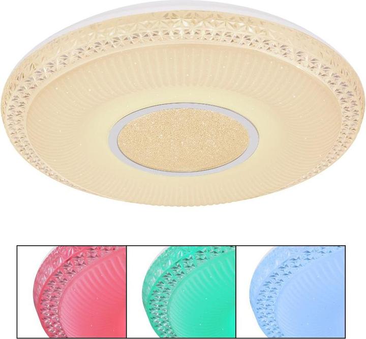 Image du produit Globo Plafonnier Klemens blanc 1xLED (2140 lm)