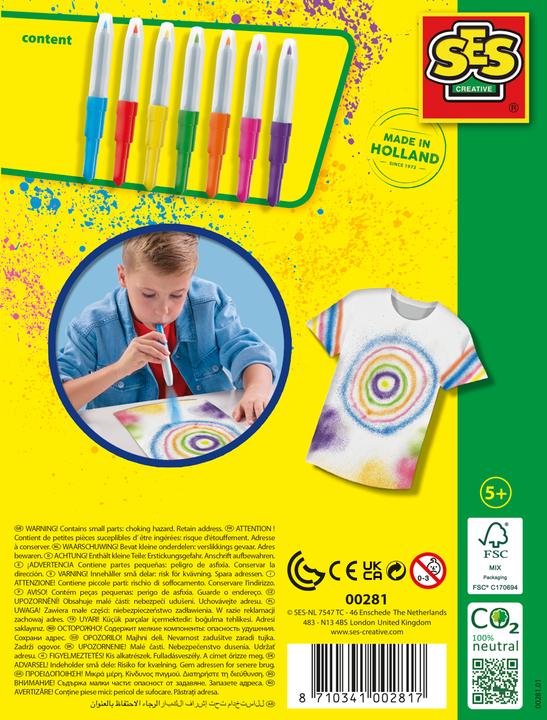 Produktbild Ses Creative Blow airbrush Pens - Textil (Diverse, 7 x)