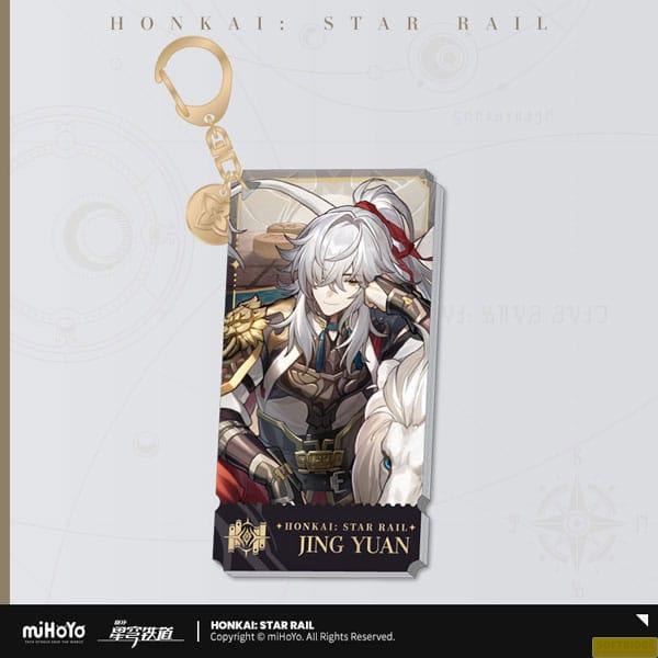 Mihoyo Honkai: Star Rail Character porte-clés Jing Yuan 9 cm