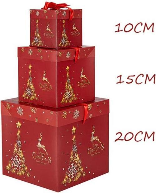 Produktbild MU Style Cold Series Geschenkboxen für Weihnachten (3er-Set) (Geschenkbox, 3 x)