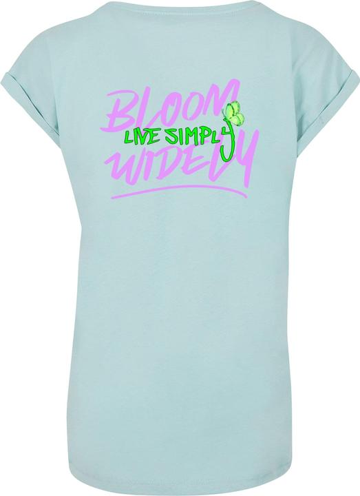Produktbild Merchcode Ladies Never Too Late Extended Shoulder Tee - 111665 (S)