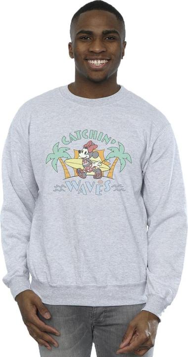 Immagine prodotto Disney Minnie Mouse Catchin Waves Felpa Uomo (XL)