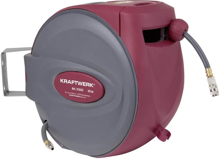 Productafbeelding Kraftwerk Auto persluchtslang haspel 30+2 m