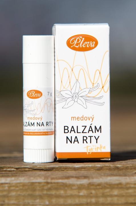 Pleva Honig Lippenbalsam mit Vanillegeschmack (Balsam, Pflegestift)