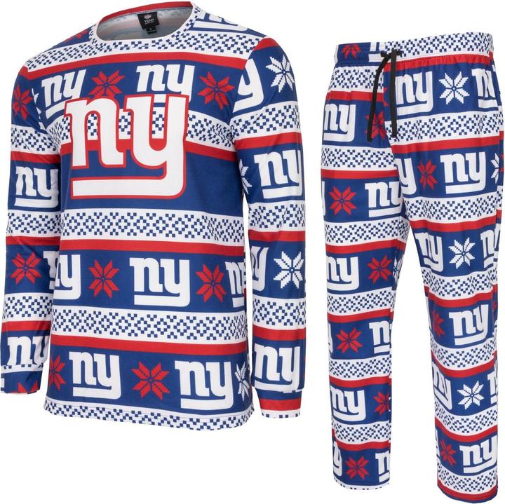 Produktbild Foco NFL Winter XMAS Pyjama Schlafanzug New York Giants - L (L)