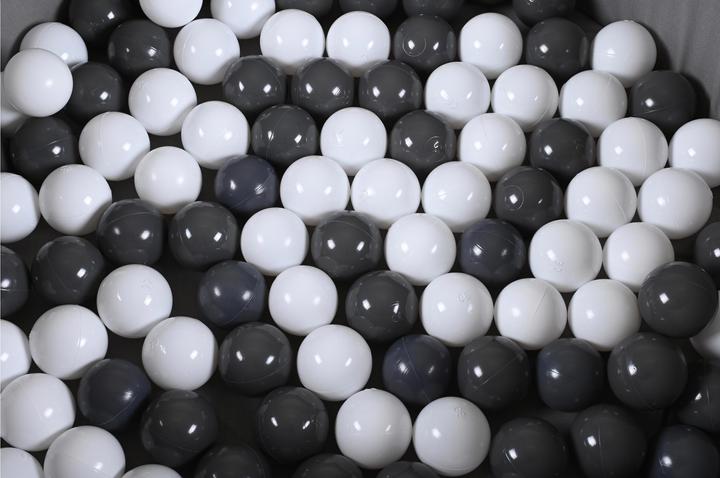 Produktbild Knorrtoys Bällebad soft "Grey" - 100 balls grey/white (ca. 6cm Durchmesser)