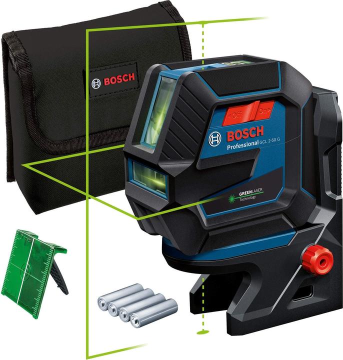 Plaque de cible laser, Batterie, Sac, Support rotatif