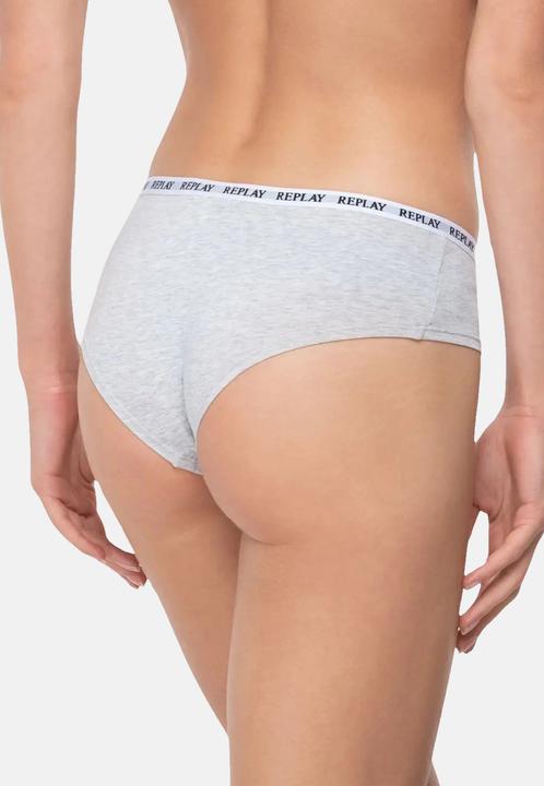 Produktbild Replay Unterhose Damen-Slip mit Logo-Bund 2er Pack (S, 2er Pack)