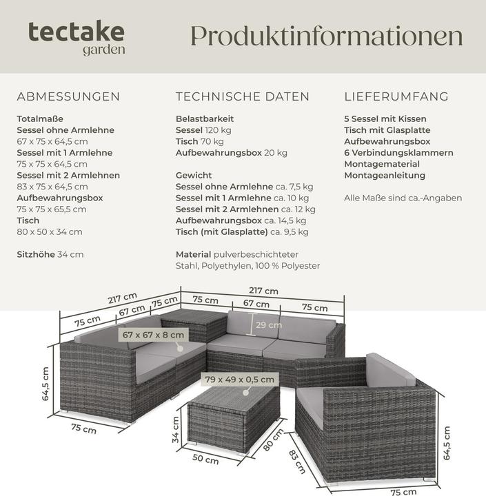 Image du produit tectake Pise